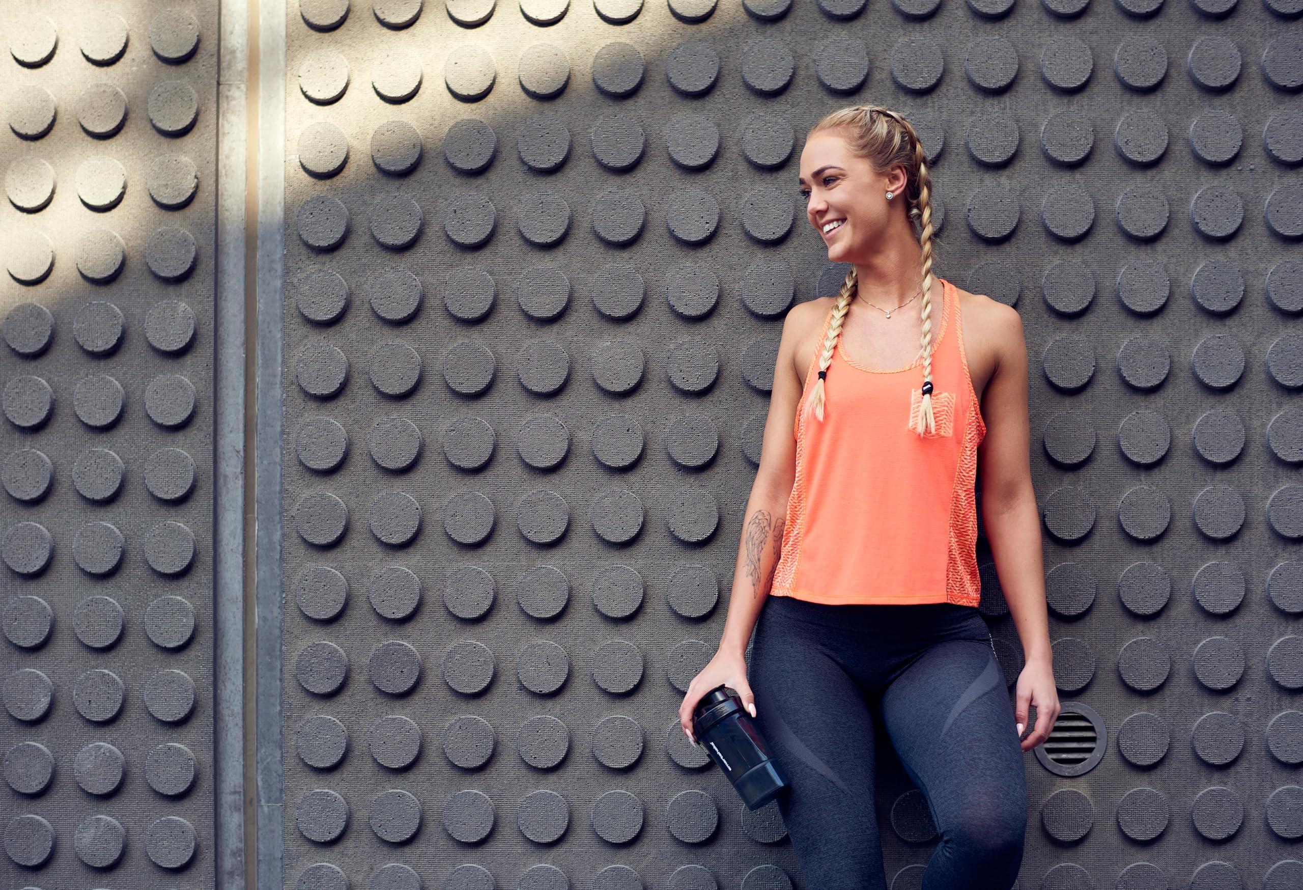 Smartshake SmartShake 10560801 Original 2Go Shaker, 600ml (Gun Smoke)