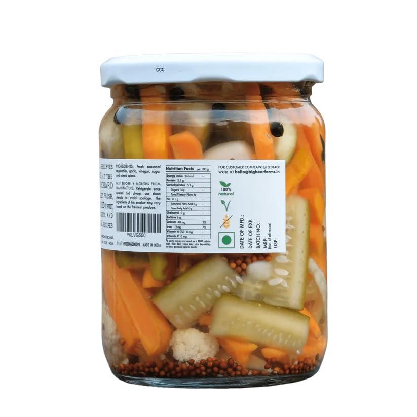 Big Bear Farms BIG BEAR FARMS Pickled Vegetables 550g