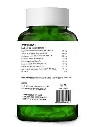 BIO RESURGE LIFE Bio Resurge Liver Detox Milk Thristle tablet for men & Women | Liver Support Ayurvedic Medicine | Fatty liver (Capsule)