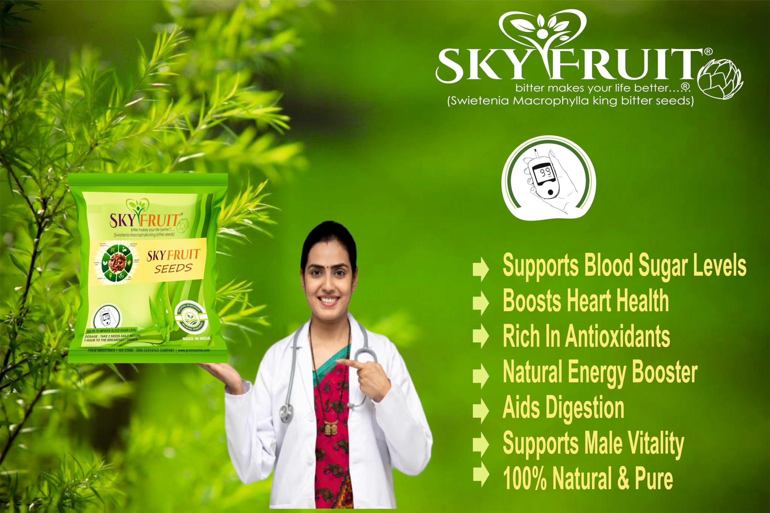 SKYFRUIT Skyfruit Kadwa Badam (Bitter Almonds) Quality Seeds - 450 gm