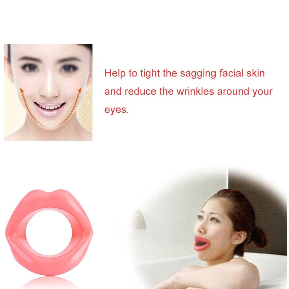 Estink Estink Face Slimmer, Silicone Anti-Wrinkle Anti-Aging Face Lifting Lip Exerciser Mouth Muscle Tightener Tightening Tool