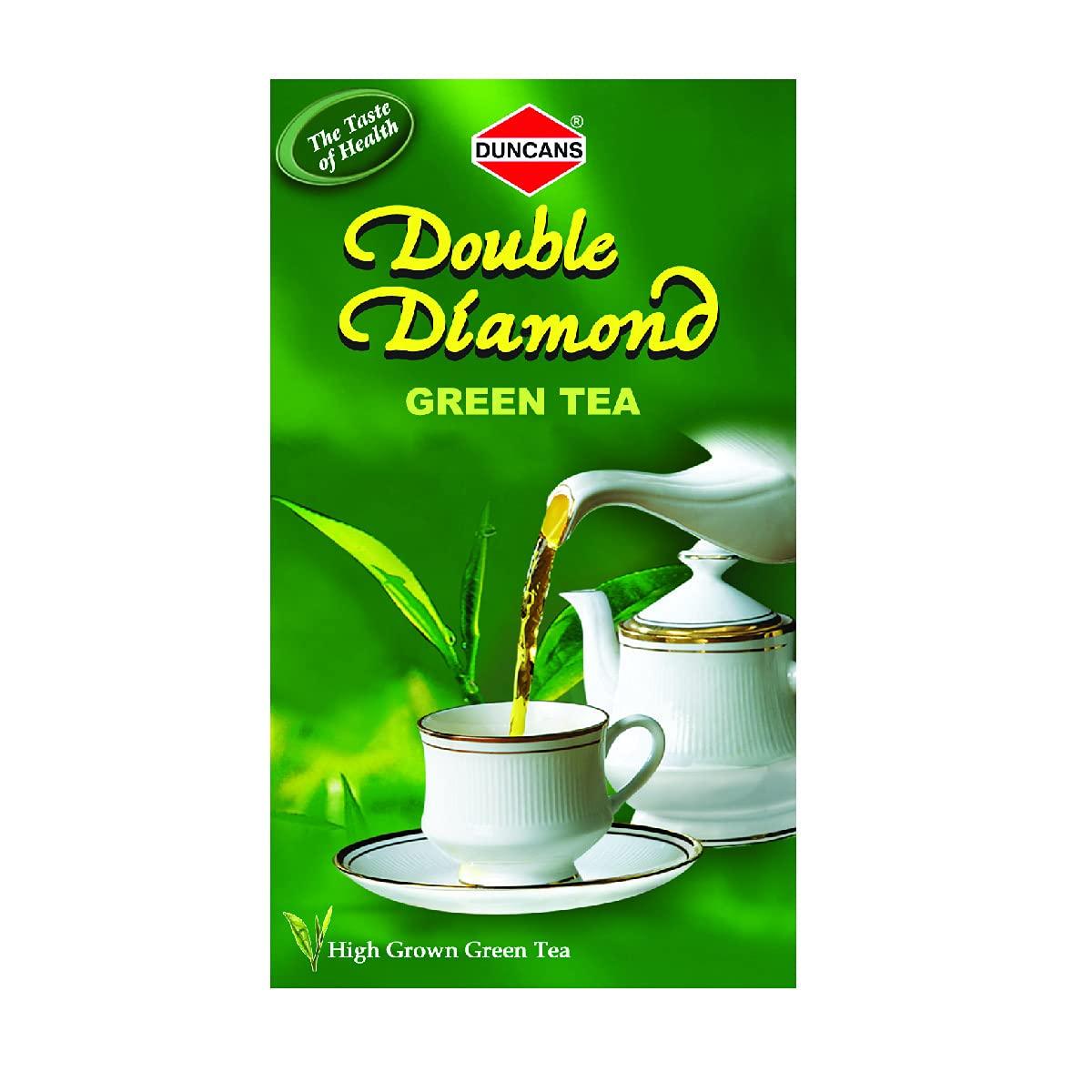 DUNCANS FINEST HAND - PICKED LEAF TEA Duncans Double Diamond whole leaf loose Green Tea | 100% Natural & Pure | Natural Antioxidants | 100 Grams