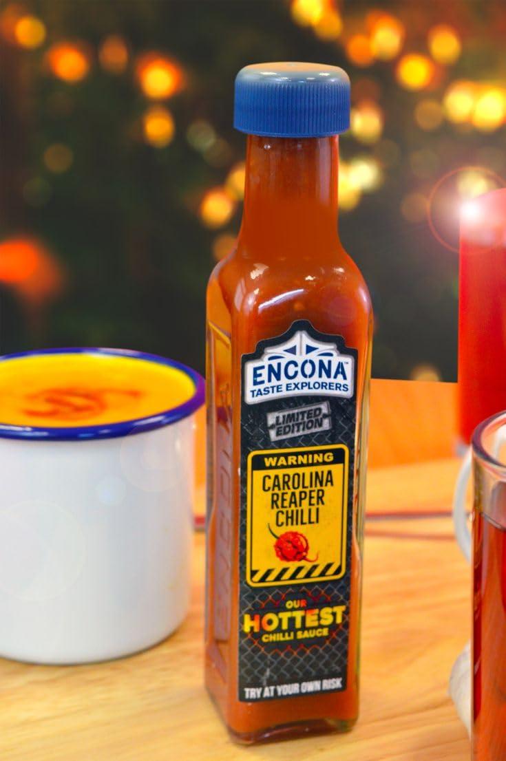 Generic Encona Carolina Reaper Chilli Hot Chilli Sauce 142ml - Intense Heat, Unforgettable Flavor, Ignites Your Taste Buds!