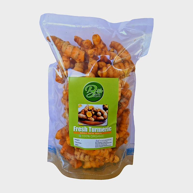 Generic Beons Organic Turmeric Seeds(Roots) | Kachchi Haldi | Taaja Pasupu |Kerala Pacha manjal | Kachi Haldi from Kerala (750grm)