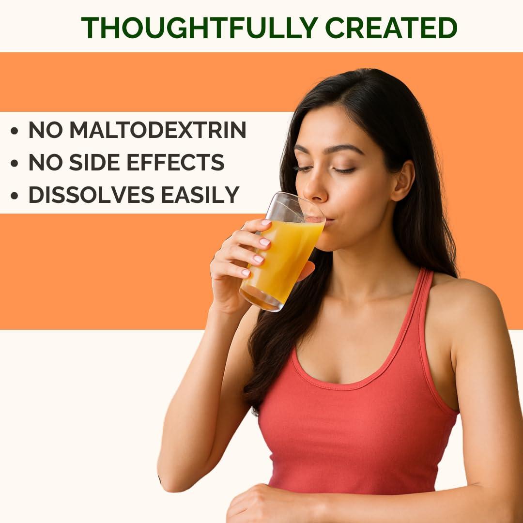 The Healthspan Co. The Healthspan Co. Sustainably Lean | Improve Metabolism To Manage Weight | For Men & Women | Fiber Rich | 10 BN CFU Probiotic | 45 Days Pack | Pack of 3 | Orange Flavour