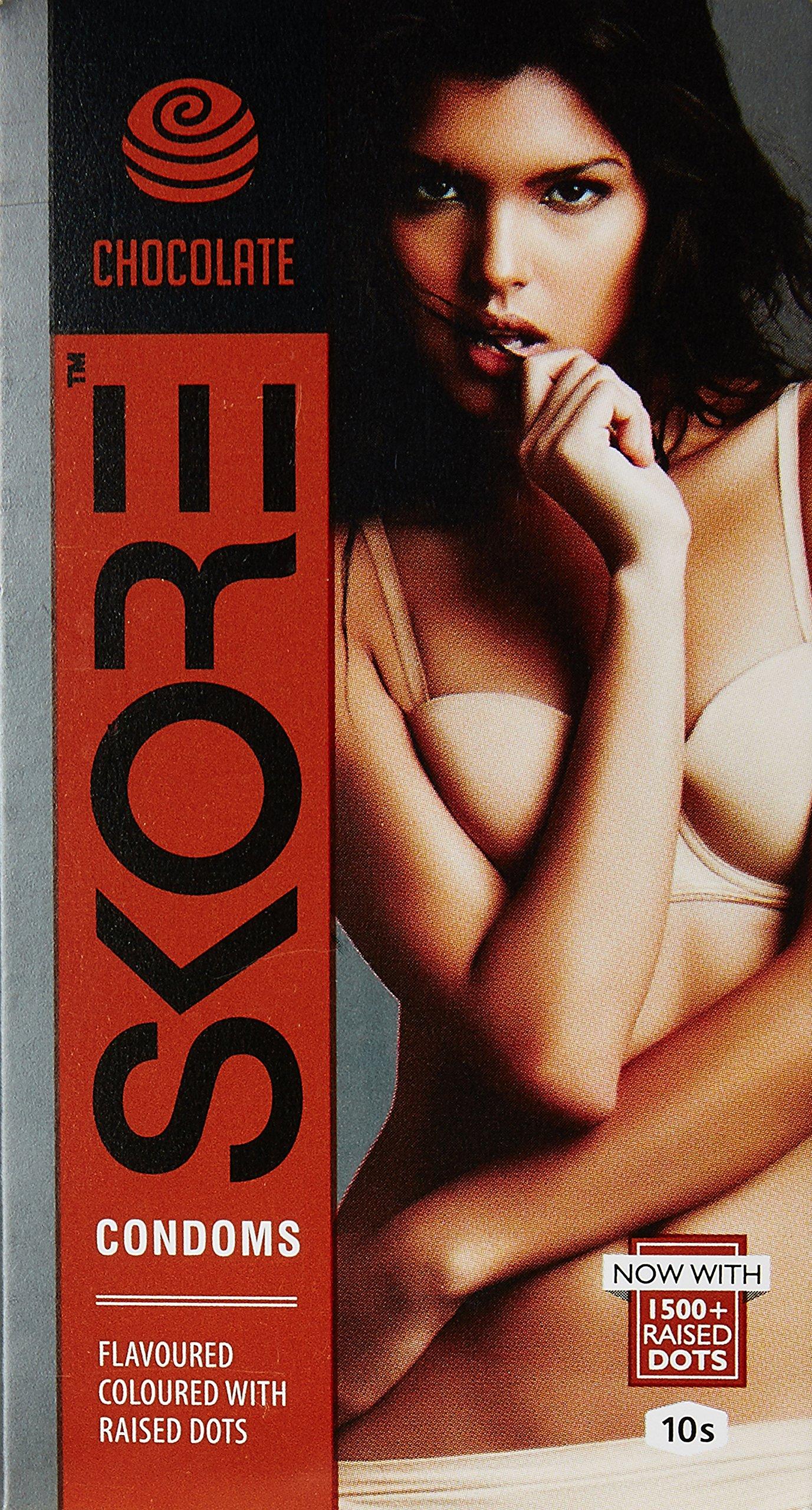 Skore Skore Condoms - 10 Count (Pack Of 5, Chocolate)