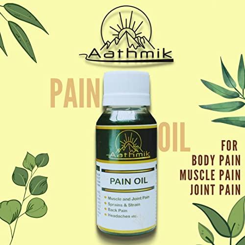 Aathmik Aathmik Ayurvedic Pain Relief oil for Joint pain,Body, Back, Knee, Legs, Shoulder and Muscle. |(75g)| (5)
