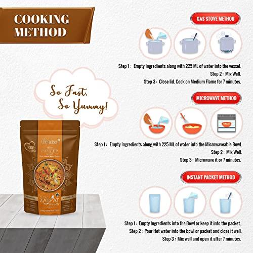 Chericious Chericious Ready Eat Shahi Paneer, Vegetarian Meal, Instant Food, Cook Food, Readymade Food Packet, Heat and Eat Food, Indian Food, Travel Carry Food (Pack of 2)