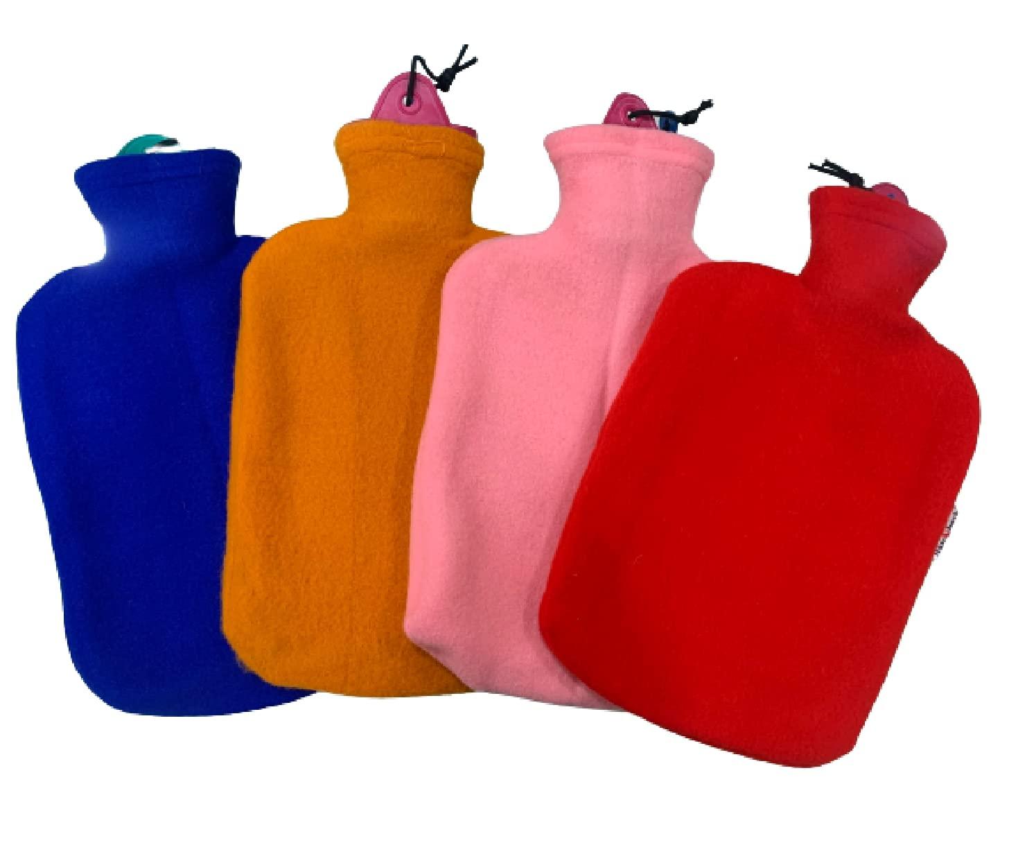 HANSBACK HANSBACK Hot Water Bottle with Cover 2 Litter (Pack of 4)