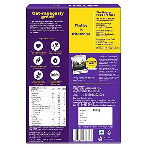 Yogabar Yogabar Multigrain Energy Snack Bars - ( Pack of 10 Bars ) | Dark Chocolate Flavour Premium Super Oats Combo Pack - 780gm
