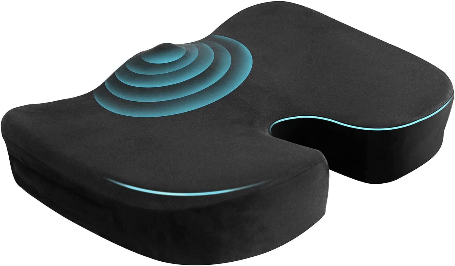 4V1 Coccyx Cushion, Coccyx Pillow, Tailbone Cushion Orthopedic seat Cushion, Memory Foam seat Cushion, Chair Cushion for Lower Back Pain, Donut Cushion, Sofa Cushion, Car seat Cushion AMZ-3