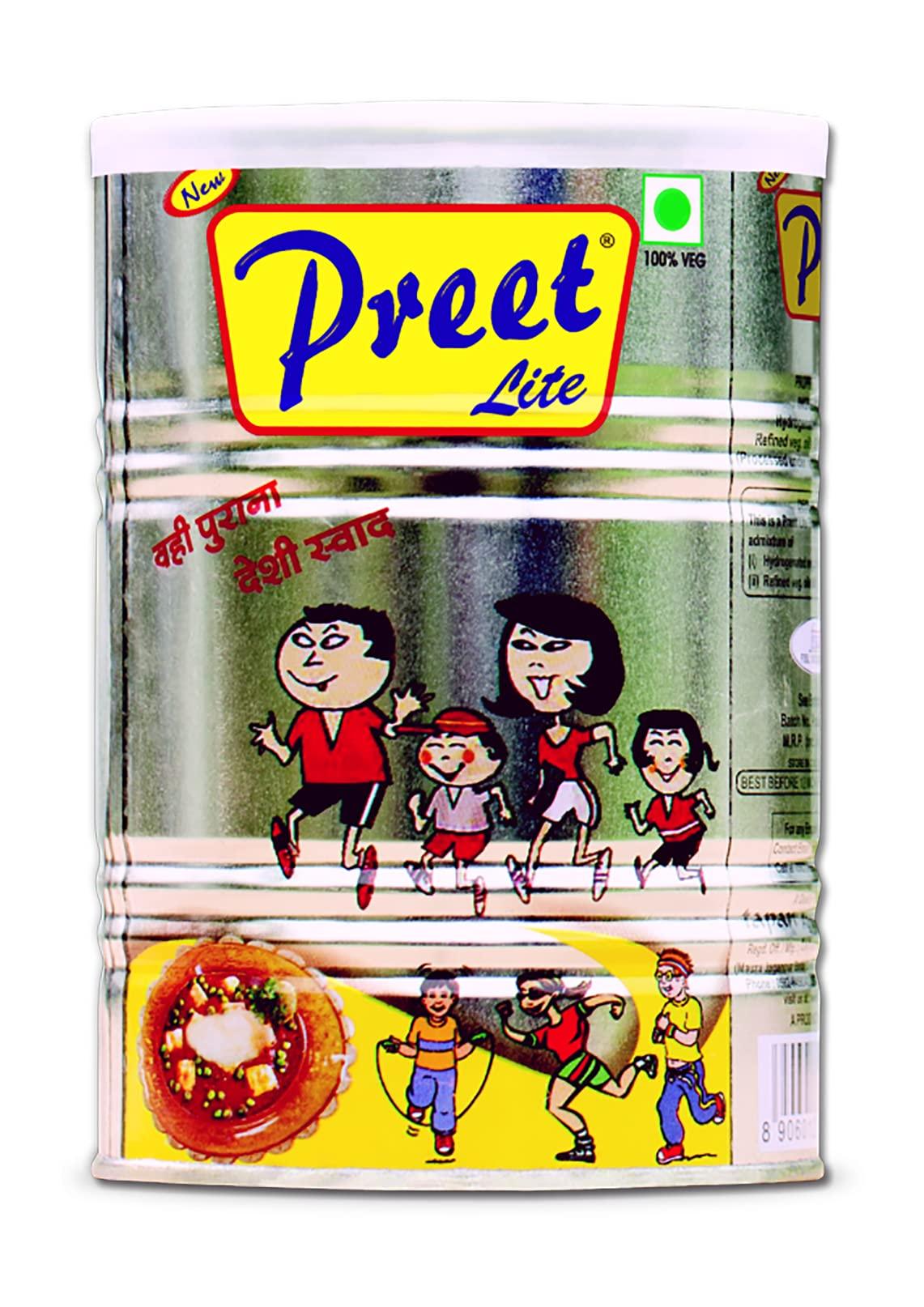 Preet Lite Preet Lite Cooking Medium 1 Litre Tin,900 Grams