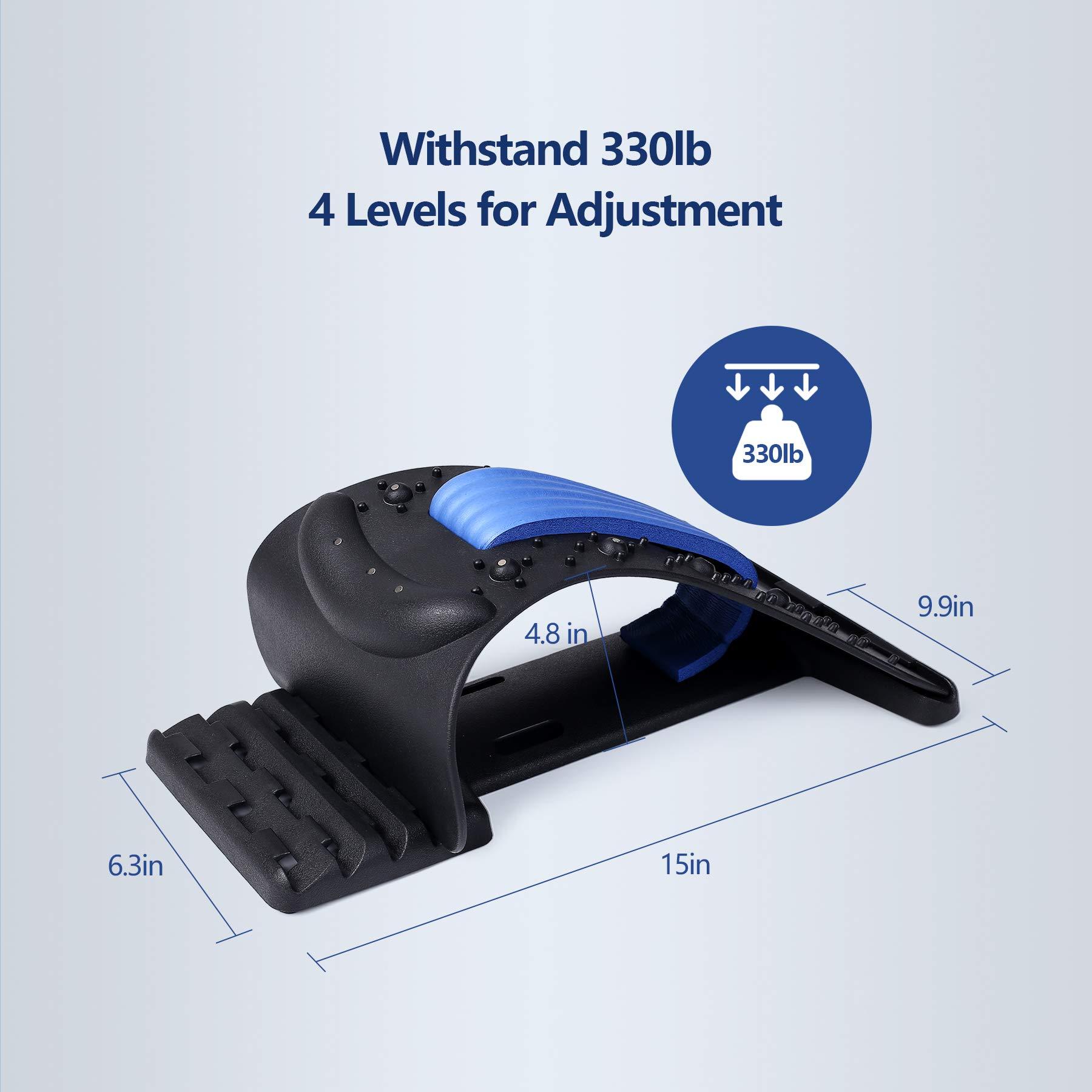 RESTCLOUD RESTCLOUD Neck Stretcher For Neck Pain Relief,Upper Back And Shoulder Relaxer For Muscle Relax And Spine Alignment,Cervical Traction Device Adjustable 4 Level