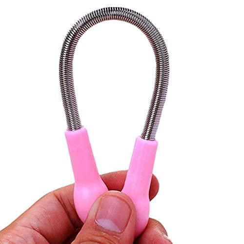 B-LADY B-LADY Women's Facial Hair Removal Spring Epilator Face Threading Natural Beauty Tool Stick for Women Upper Lip Cheek Chin Moustache Sideburns Neck Beauty Tool (1)