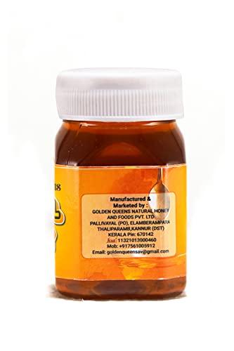 Golden Queens Golden Queens Raw Organic FSSAI certified Pure Natural Unprocessed Original Honey-250grm