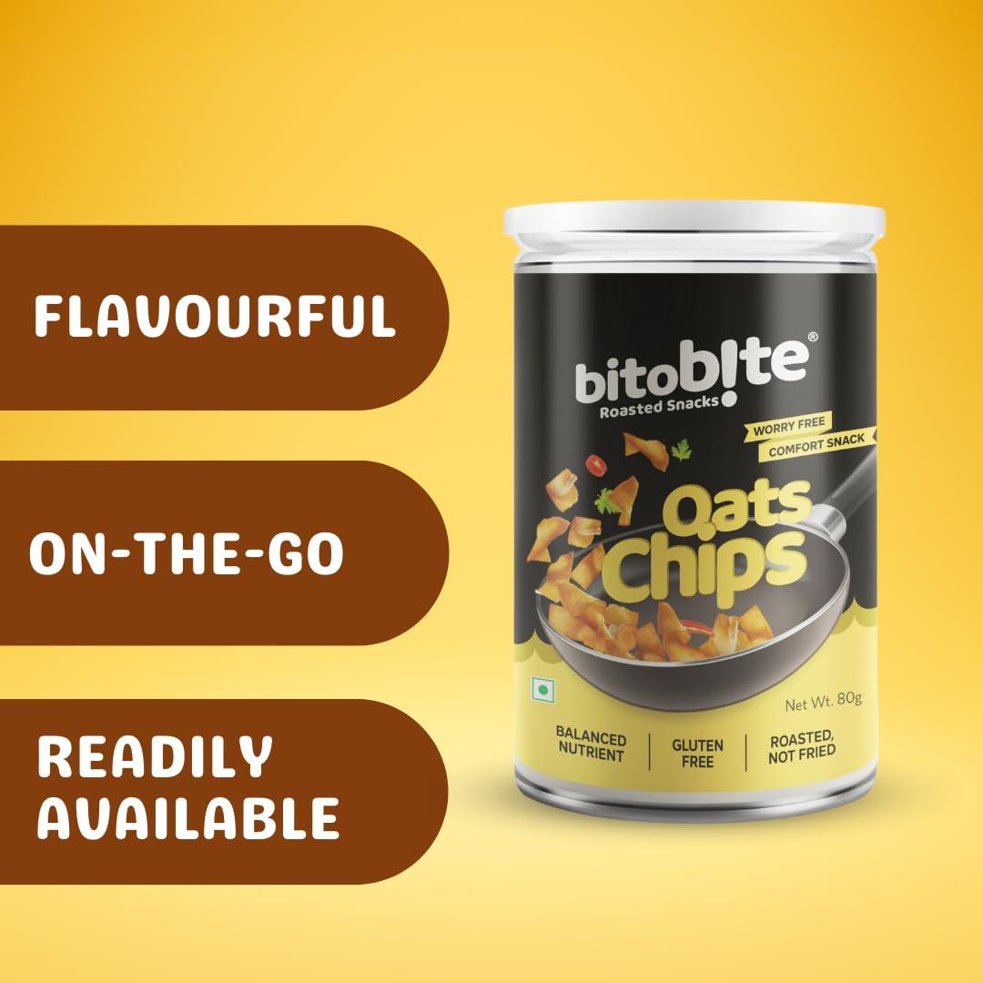 BitoBite BitoBite Wholesome Healthy Snack Combo Oats Chips Bajara Methi Chips