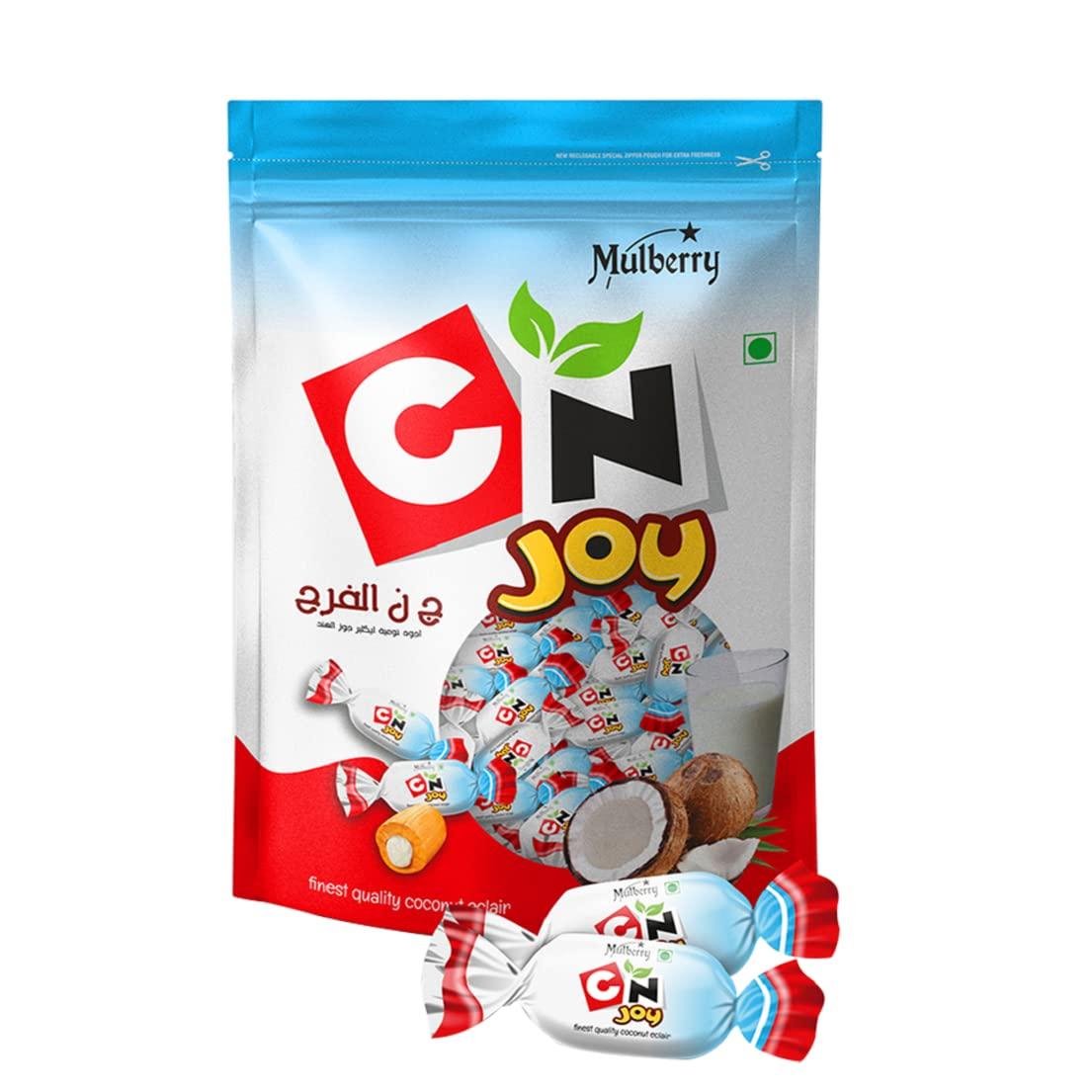 Mulberry Mulberry CN Joy Coconut Toffee 650g | Delicious Individually Wrapped Coconut Flavor Toffees | Birthday Toffee Pack/Gift Pack | 650 gms