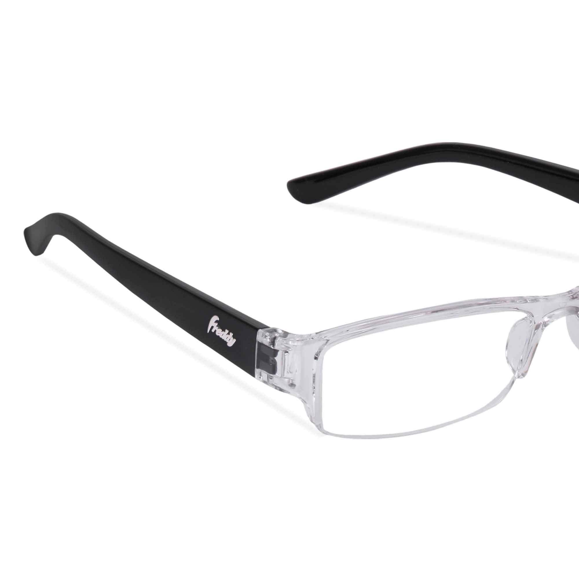 FREDDY FREDDY Half Rim Reading Glasses For Men And Women (+1.25, Black)