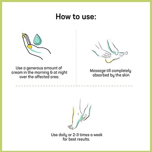 AZANI Azani Callus Relief Foot Cream - 100g | 25% Urea, Castor & Tea Tree Oil | Callus & Corns remover, Deeply moisturizes extreme Dry Rough Feet, Cracked heel | Exfoliates Dead skin| Women & Men