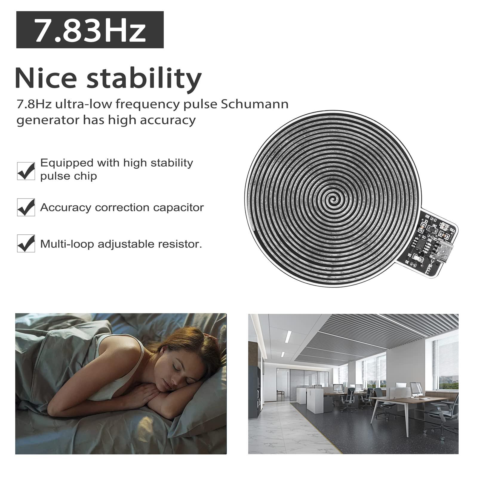 GAOBI Schumann Wave 7.z Ultra-Low Frequency Pulse Schumann Resonance USB Powered Resonator for Relax Sleep