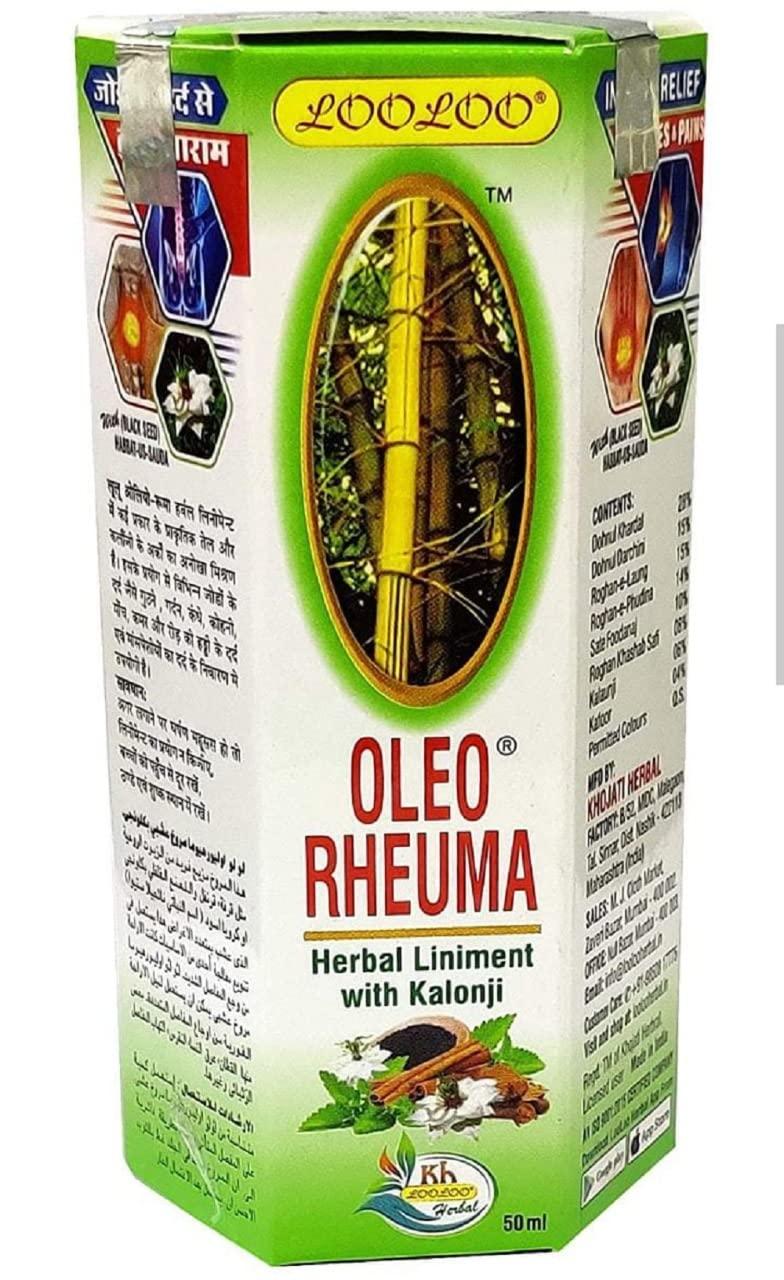 GH GH Looloo Oleo Rheuma Herbal Liniment With Kalonji Pain Relief Oil, 100 ml, Pack of 2