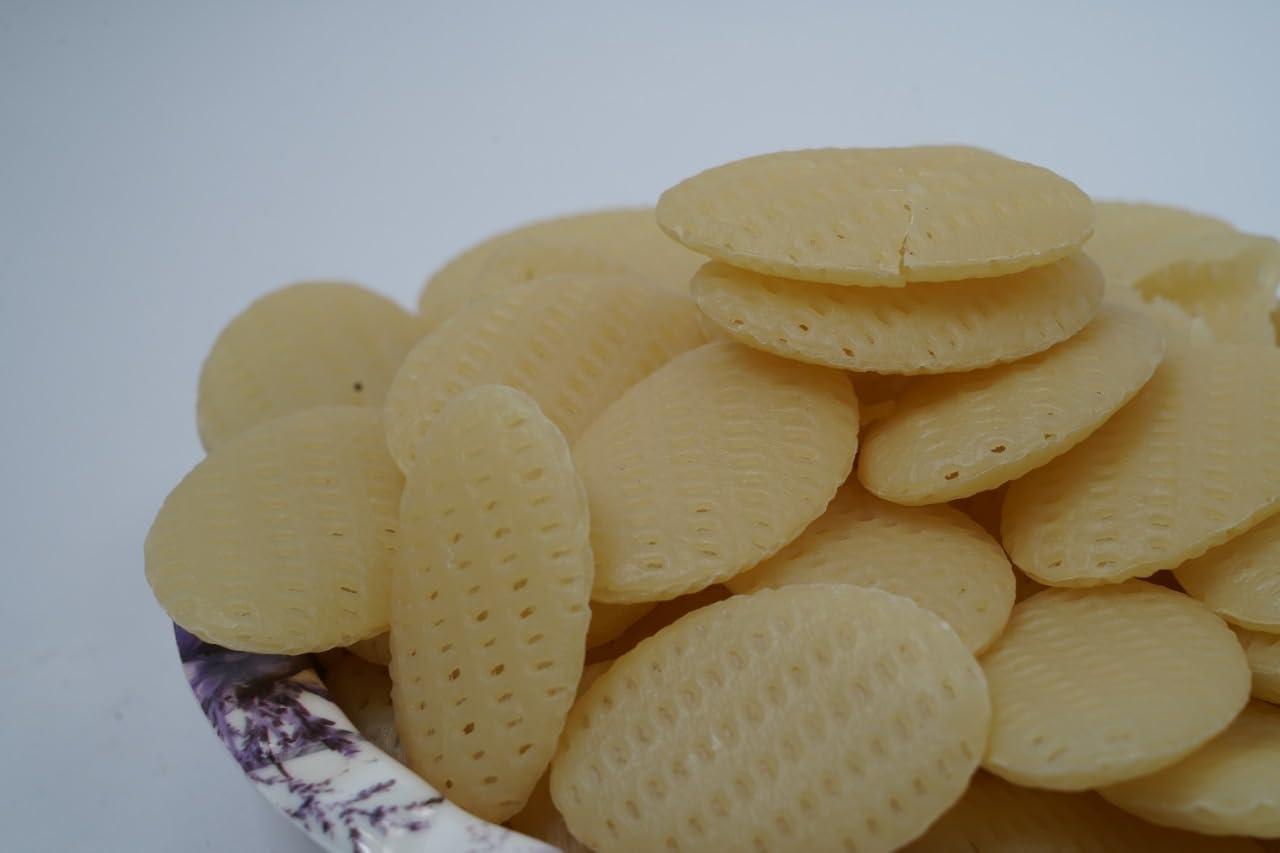 YAMKAY Yamkay Homemade Fryum Snacks Dried Oval Fryums Chips Papad Chips Fry Or Microwave Vegetarian Tasty Healthy Snacks 250 gm
