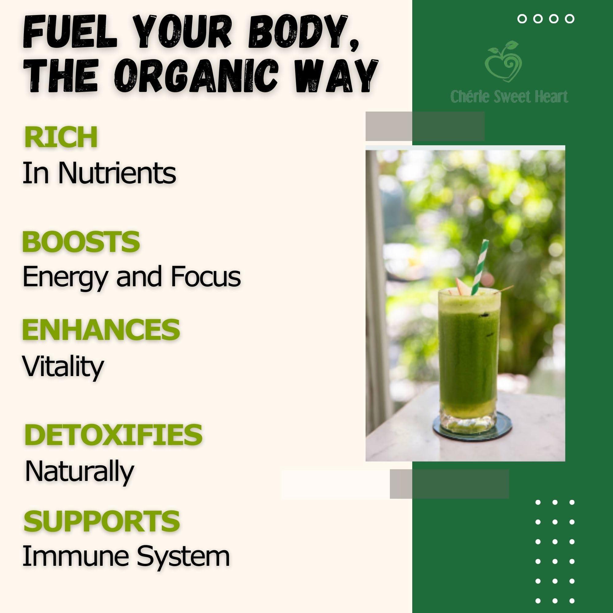 Chrie Sweet Heart Cherie Sweet Heart Organic Moringa and Spirulina Blend (6 Ounces)