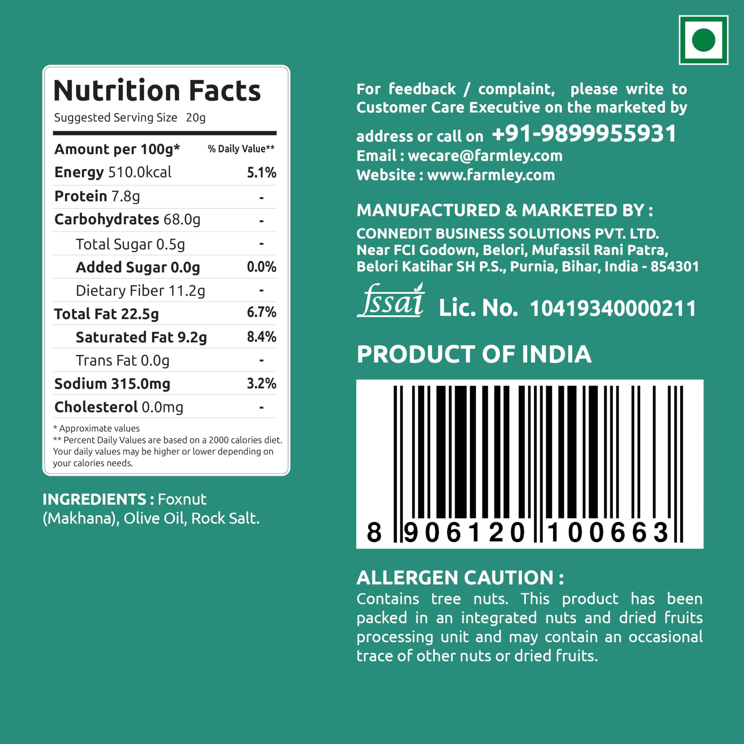 Farmley Farmley Flavoured Roasted Makhana I 332 gram I Healthy Party, Namkeen Snacks, Puffed Snacks Cheese N Herbs, Achari, Himalayan Salt, Cream & Onion (Pack of 4, 83 g Each)