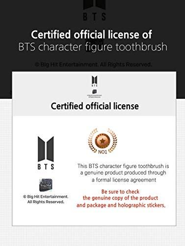 BTS Goods BTS Goods Adult [Bts Official Merchandise] Fans Gift-K-Pop Idols Goods-Bts Character Figure Manual Toothbrush With Convenient Magnetic Holder (Jung Kook), 1 count,Red