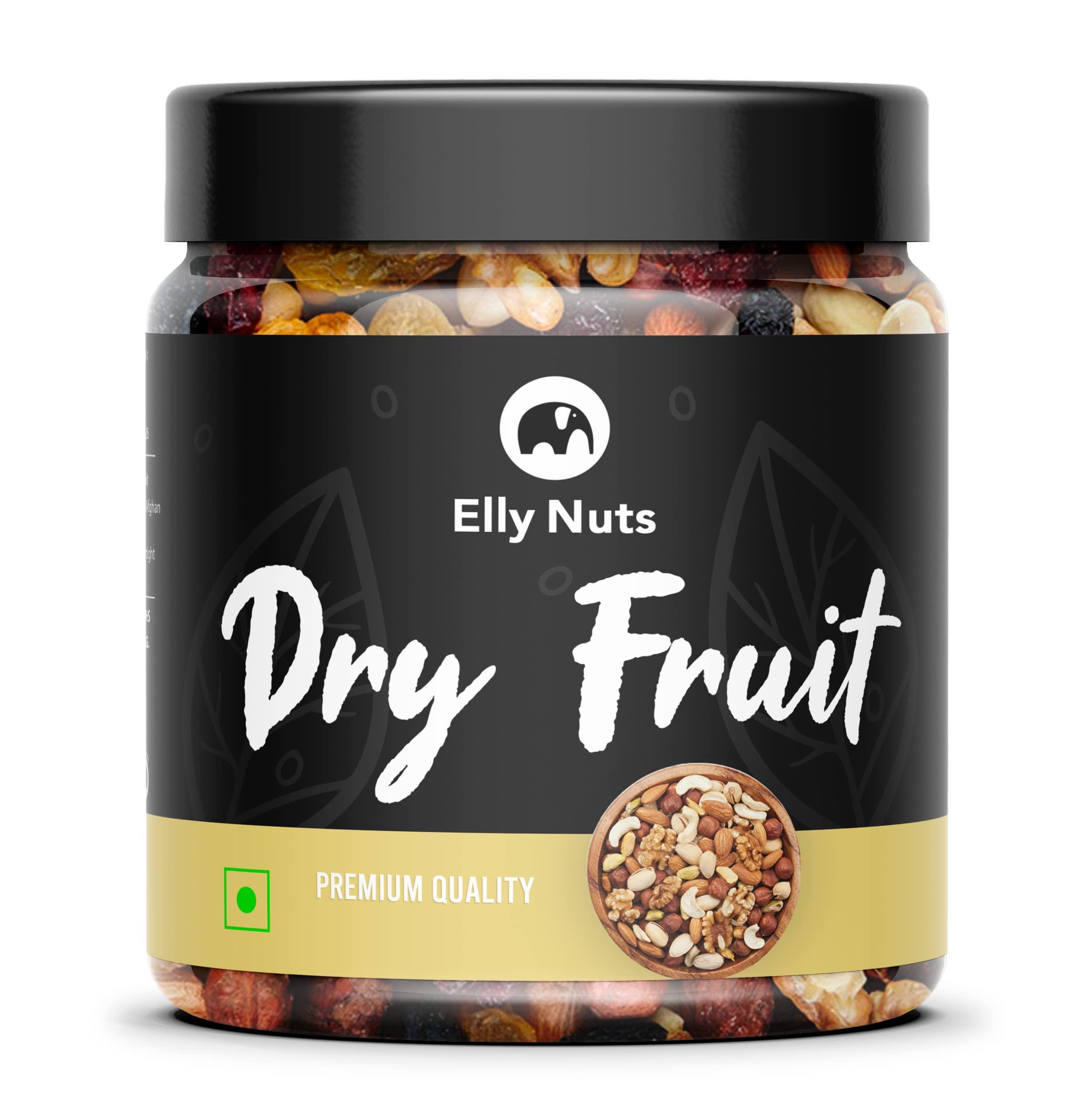Elly Nuts Elly Nuts 100% Natural and Premium Healthy Mix Dry Fruits and Nuts | Healthy for Every Occasion Fresh and Healthy Dry Fruits (100 Gram) - Diwali Gift Pack