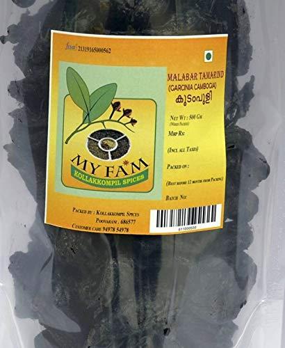 MyFam MyFam Premium Dried Malabar Tamarind (Kodampuli) Kudampuli Kerala 500gm