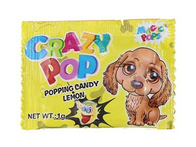 Generic 90S Kids Crazy Pop | Popping Candy | Vedi Mittai | Pack Of 80 Pic, Mixed-Fruit - 1 Gram