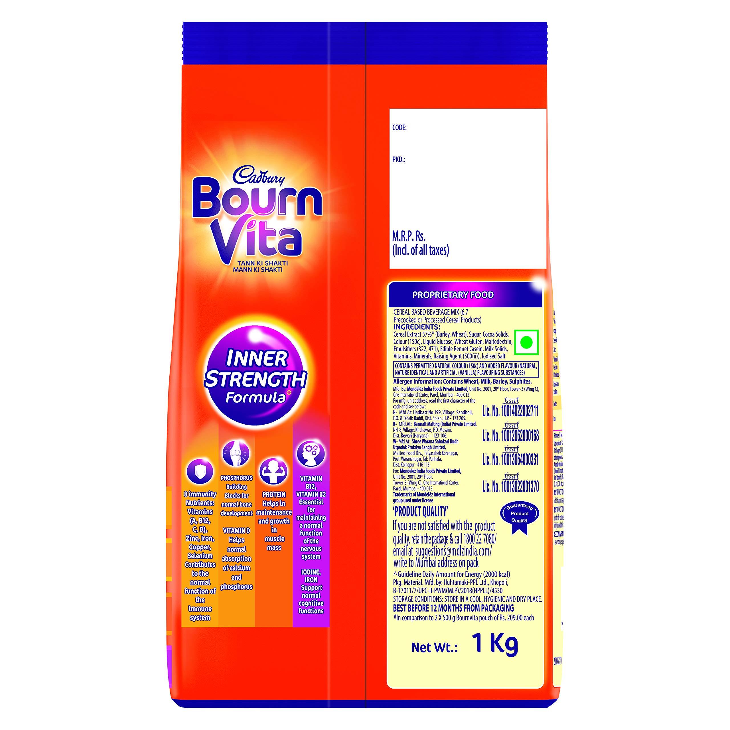 BOURNVITA Bournvita Pouch 1 kg Pack