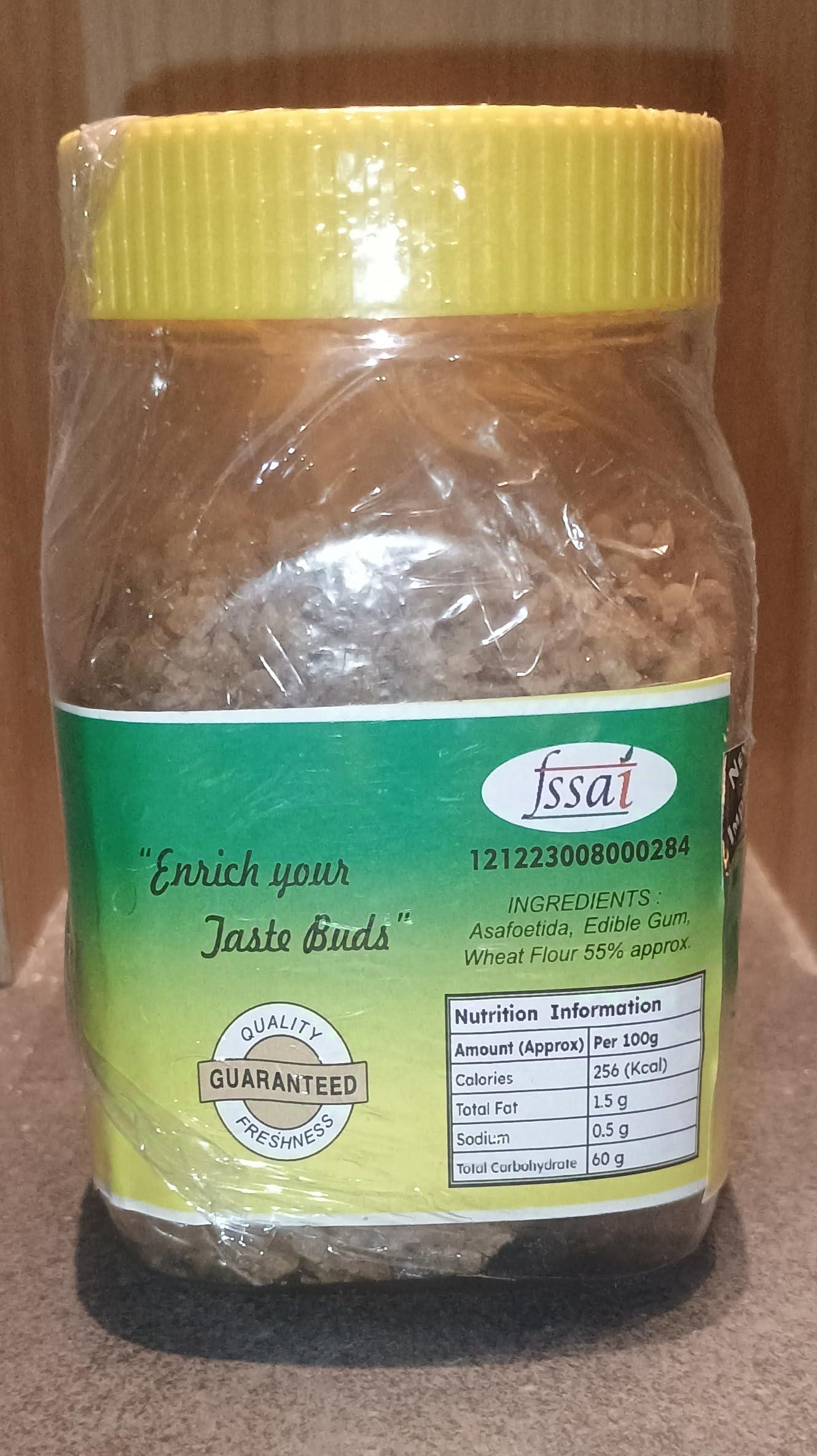 ENTERPRISES SAP Foods Strong Natural Asafoetida Pure CRYSTAL Hing | Hand Pounded Kadak Heeng (Crystal) 250g pack of 2