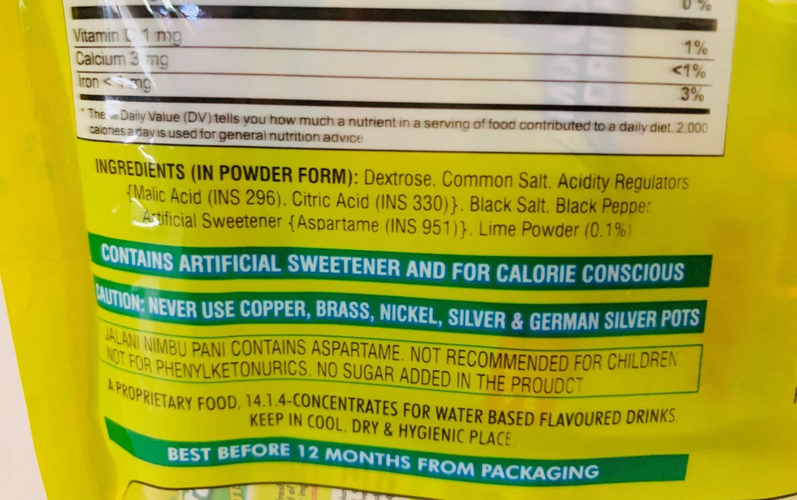 Jalani Jalani Nimbu Pani Packet (30 Sachet of 5g Each), 150g