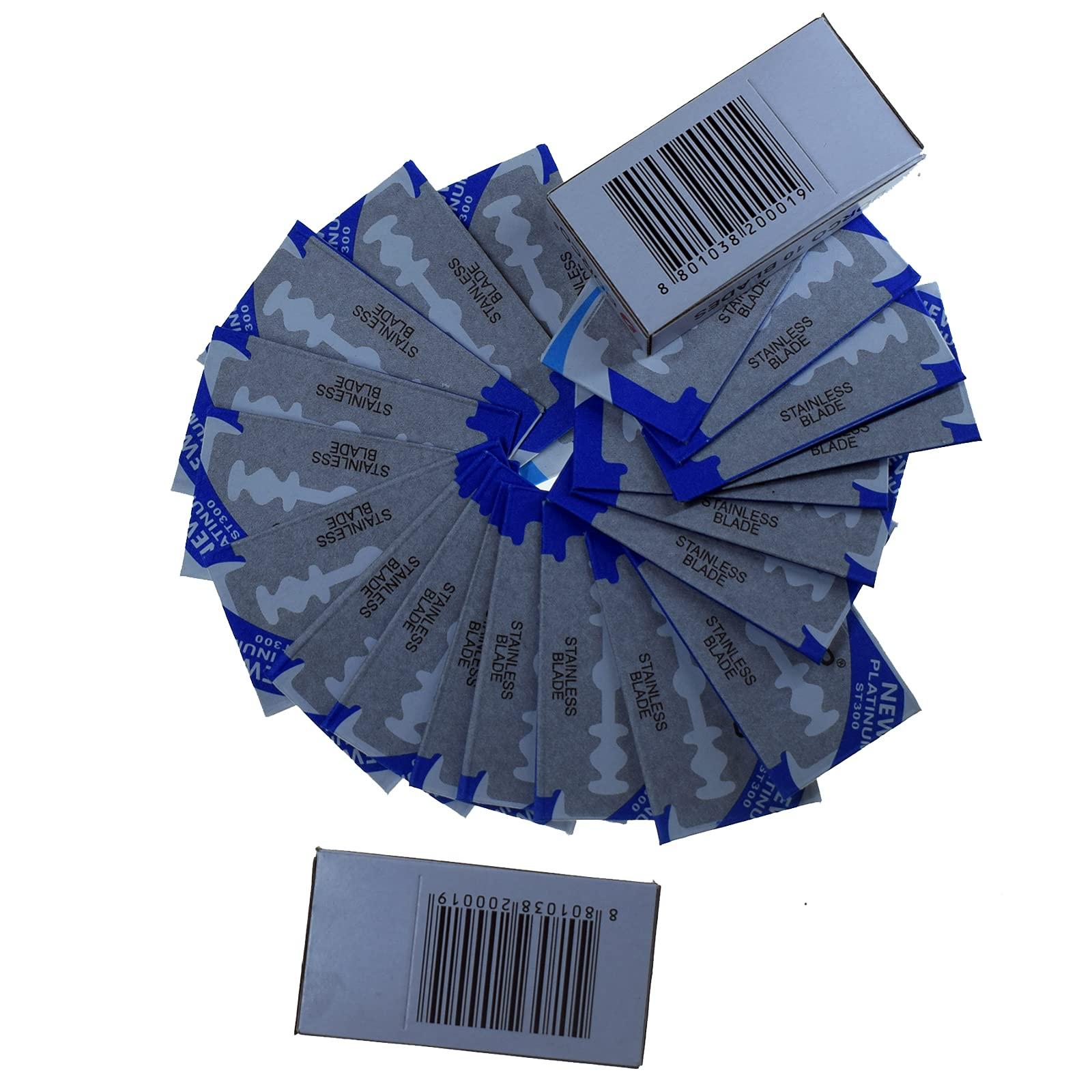 Rangale Rangale Double Edge Safety Razor Blades Replacement Old Fashion MenS And Women's Safety Razor Stainless Steel Blades For Shaving,1 Count