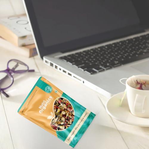 NutriOrganics NutriOrganics 100% Natural Premium Mix Dry Fruits 1Kg With Almonds|Cashew|Kishmish|Apricot|Black Raisins|Cranberry|Pumpkin Seeds|Sunflower Seeds|Nuts And Dry Fruits