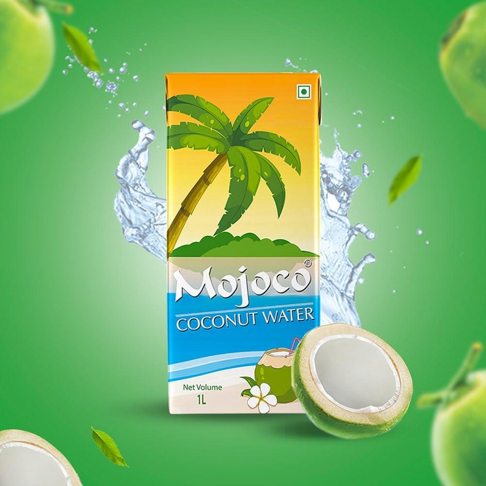 MOJOCO Energy Drink Coconut Water 1000ml (Pack of 2) Delicious Natural Coco water MOJOCO