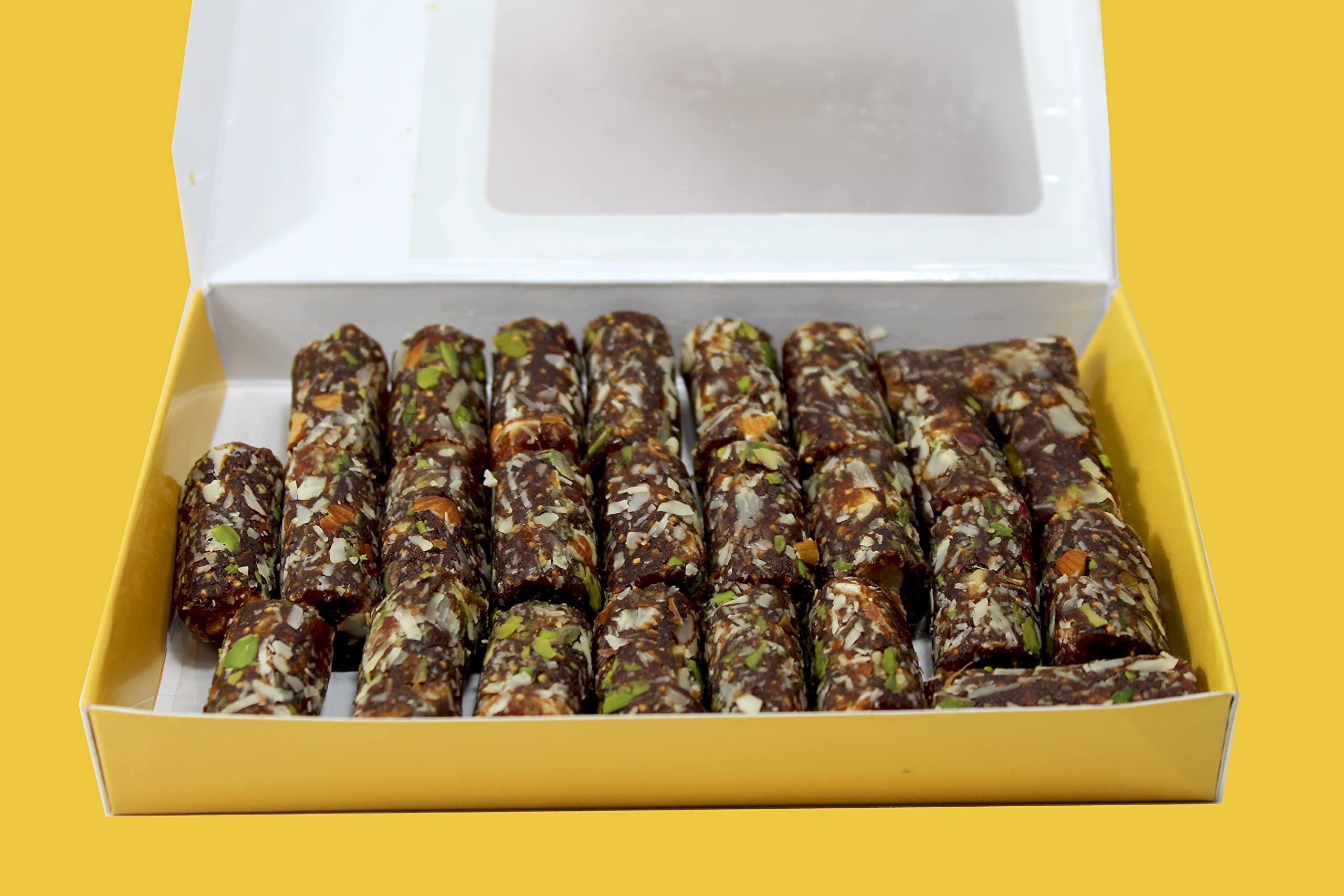 Swiss Naturals Swiss Naturals Anjeer Roll | Sugar Free Fig Barfi, 800g [ Dried Figs, Dry Fruits ]