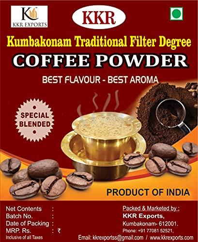 K - KKR EXPORTS KKR’S Kumbakonam Traditional Filter Degree Coffee Powder 80:20 (500 Gm)