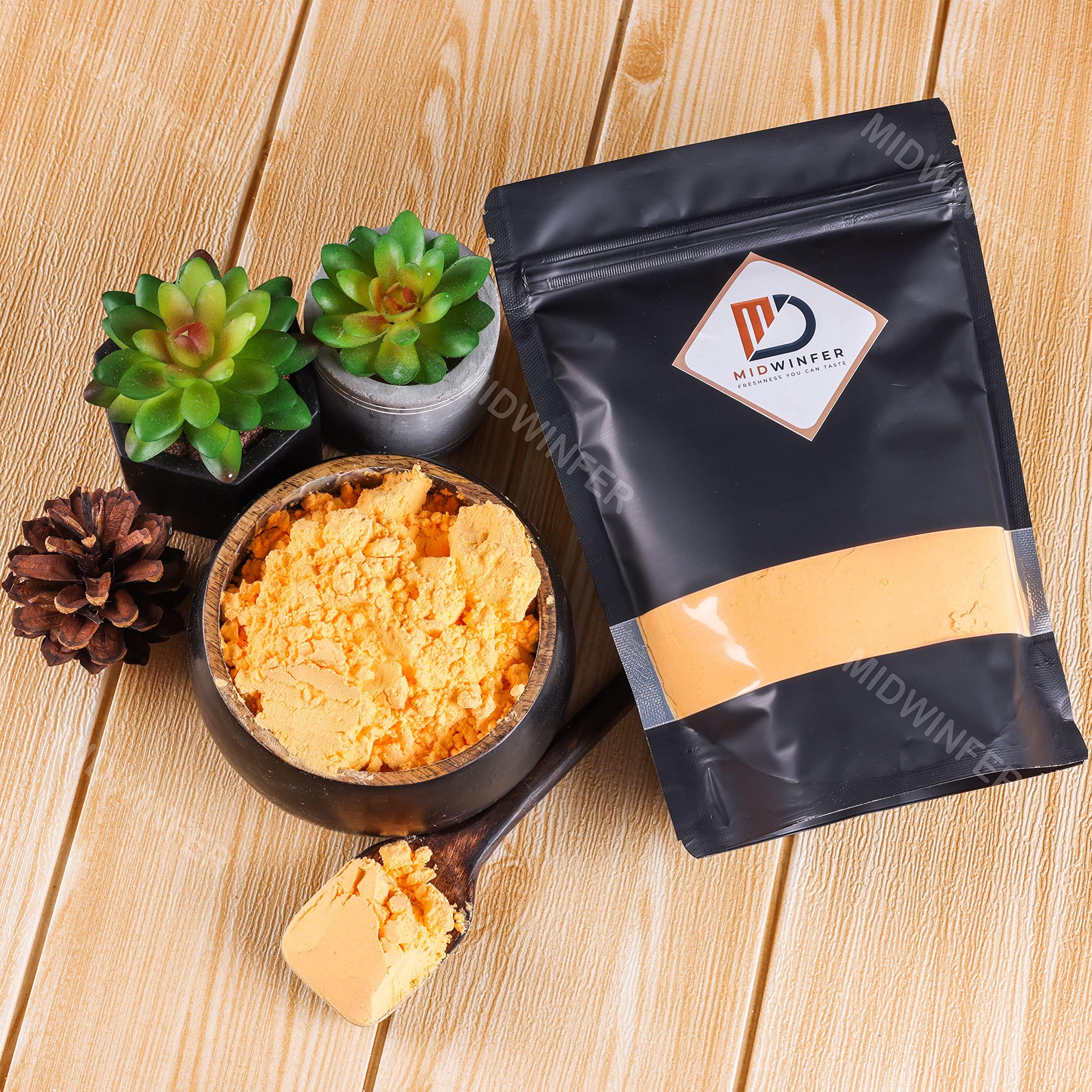 Midwinfer Midwinfer Organic Cheddar Cheese Powder,200g (Seasoning Perfect for Pop Corn, Pasta, Fries)