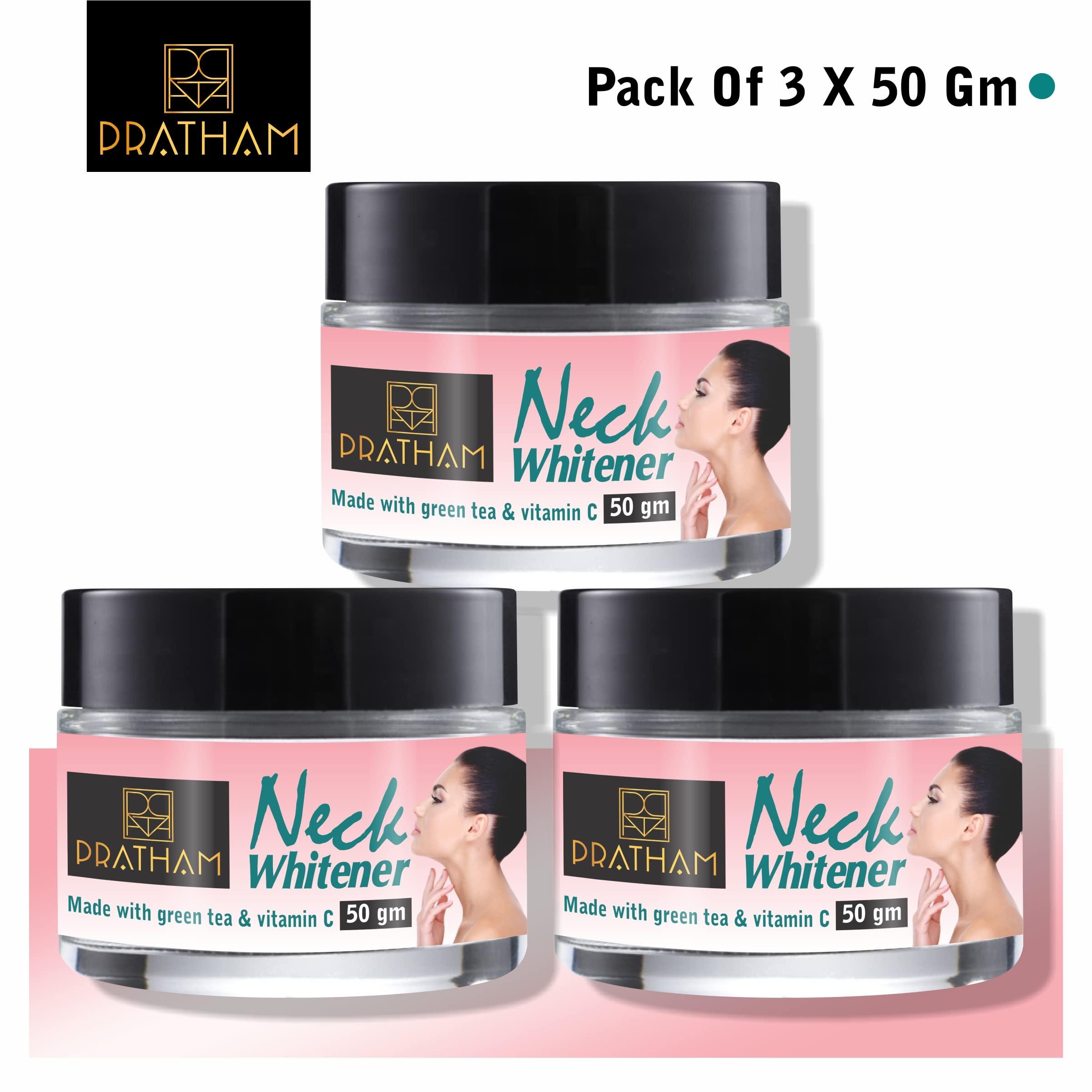 Generic Pratham neck whitener cream For Dark Body Parts like Neck Ankles Knuckles Armpits Thighs Elbows Bikini Area