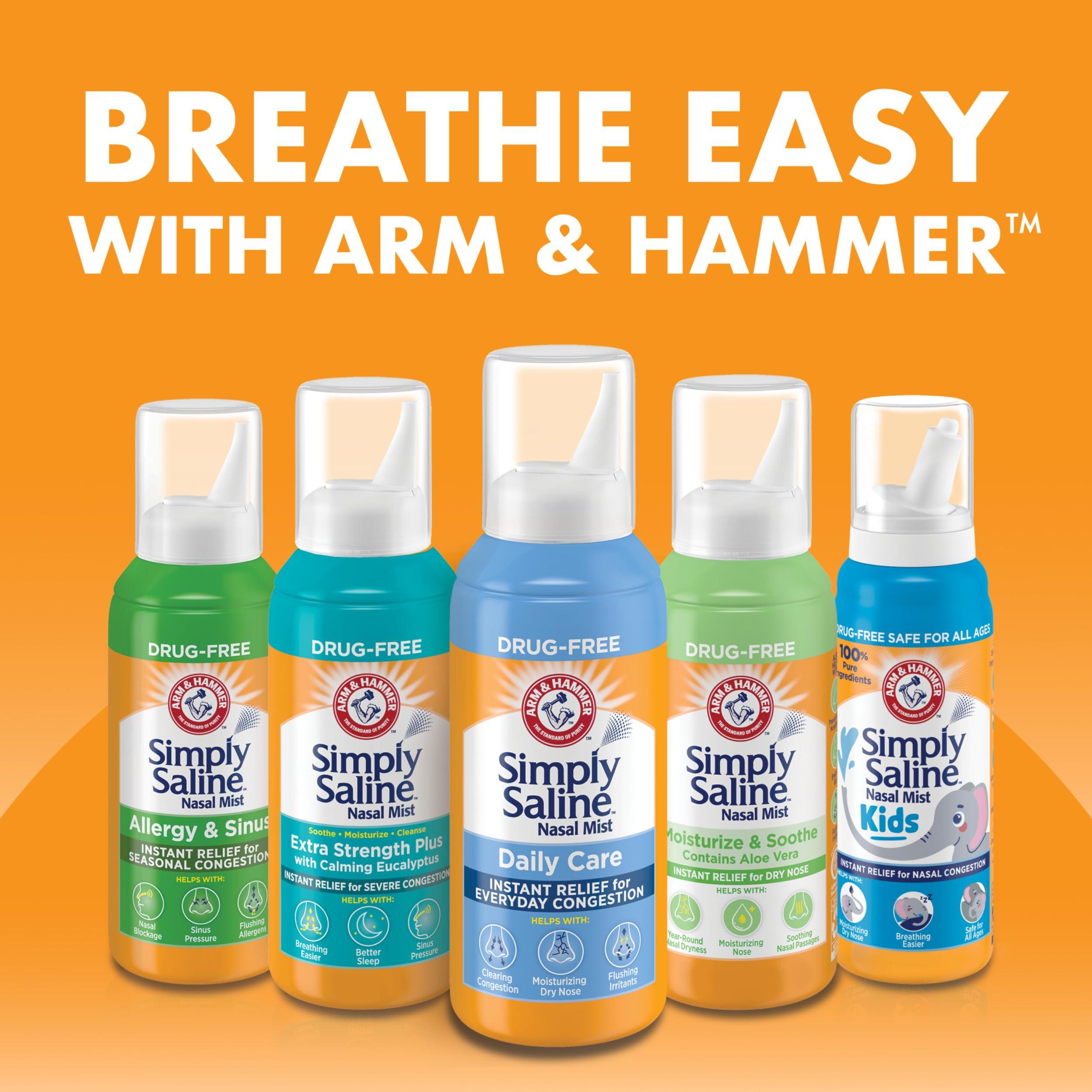 Arm & Hammer Simply Saline Sterile Saline Nasal Mist 1.5 Ounce