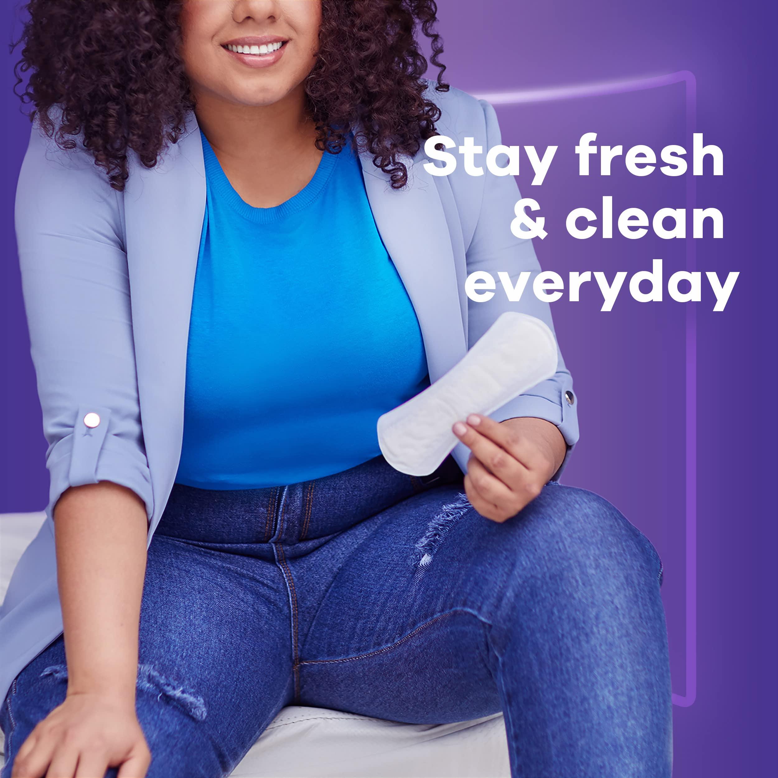 Always Always Dailies Extra Protection Long Liners, 92 Count