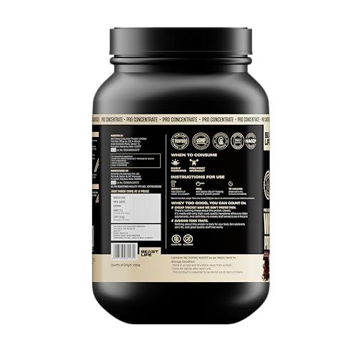 BEASTLIFE BEASTLIFE Whey Protein Powder concentrate With Ultrasorb Tech 24G Protein,5.3G Bcaa,Sports Nutrition|High Absorbtion Fuels Muscle|Speed Recovery For Men & Women(COMBO, Rich Chocolate)