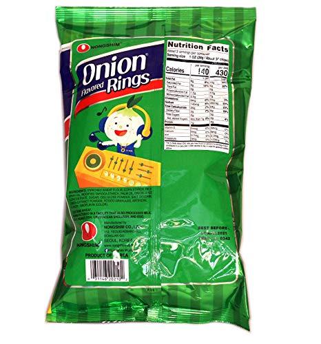 Nongshim Nong Shim Onion Rings | Made in Korea | 3.17 ounces