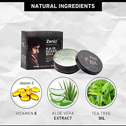 zenix Zenix Combo of Hair and Beard Wax and Temporary Color Hair Wax Golden