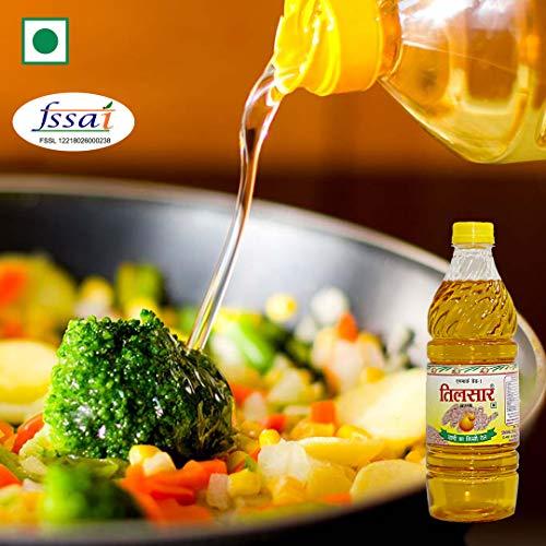 TILSAR Tilsar 500ml Ghani White Sesame Oil (Kolhu/Chekku Filtered Til Oil / Gingelly Oil) - 500ml