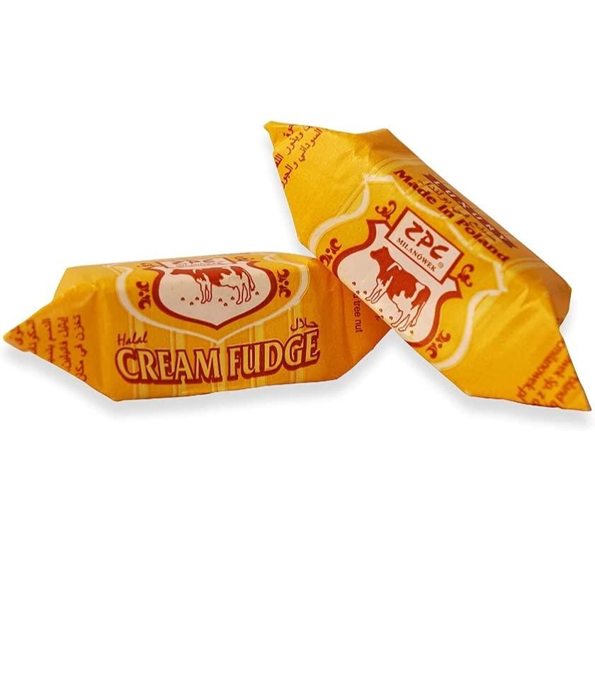 Zpc Milanówek Zpc Milanwek Cream Fudge Luxury,150G Pack Of 2 (Made In Poland) Glacier Poland Cream Classic Toffee/Fudge Creamy&Chewy/Buttery Delicious/Real Butter Toffees/Birthday Party Gift Toffee