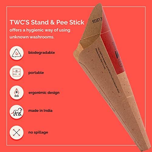 THE WOMAN'S COMPANY The Woman's Company 20 Funnels Disposable Female Urination Device for Women and Girls | Portable, Leak-proof Stand and Pee Funnels | Public Toilets, Travel, Camping, Hiking and Outdoor Activities